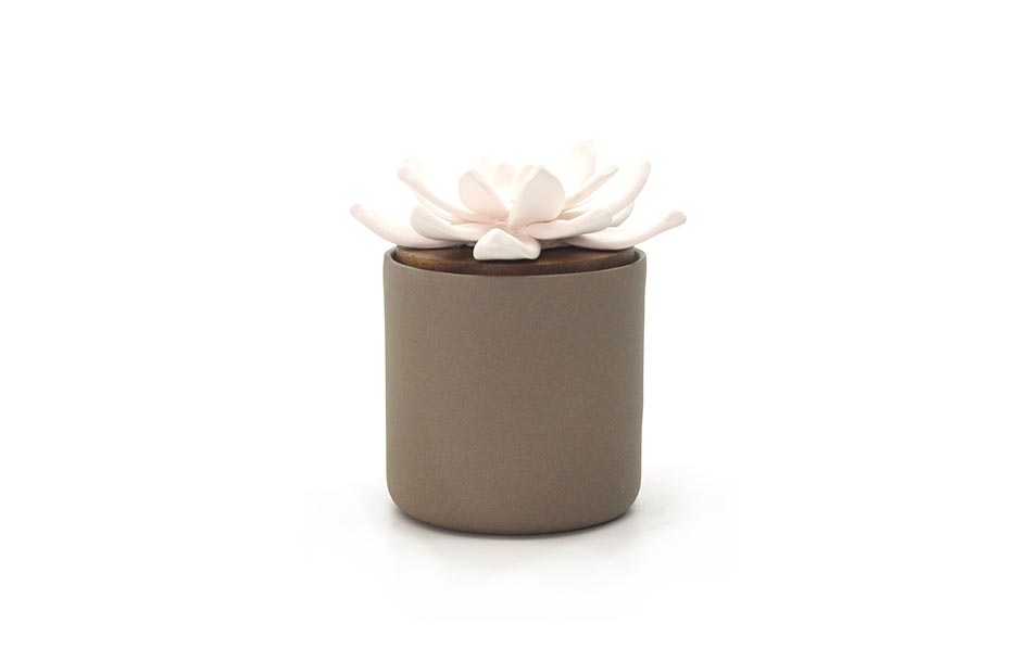 BLOOMSTER (BROWN), Brown, Ø10x11cm, KDTD 546BR