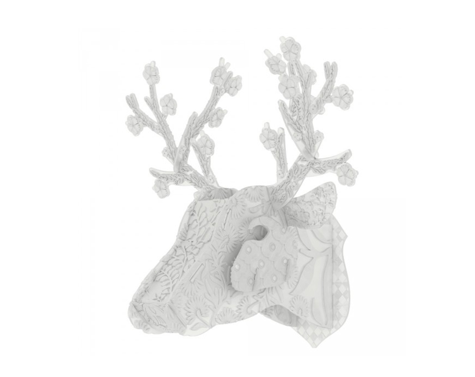 PLAIN COL. TROPHY DEER – COCONUT