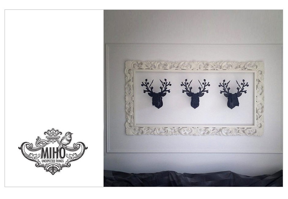 PLAIN COL. TROPHY DEER – LIQUORICE