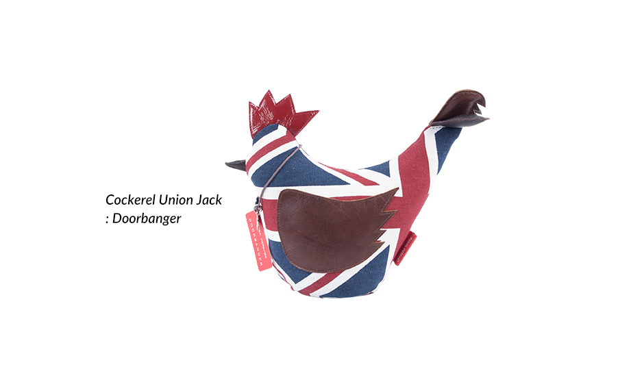 Cockerel DB, Union Jack, 20 x 27 x 11cm, CODBUJ