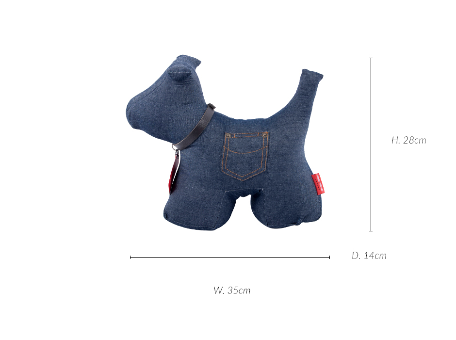Dog DS, Denim, 28 x 35 x 14cm, DODSDE