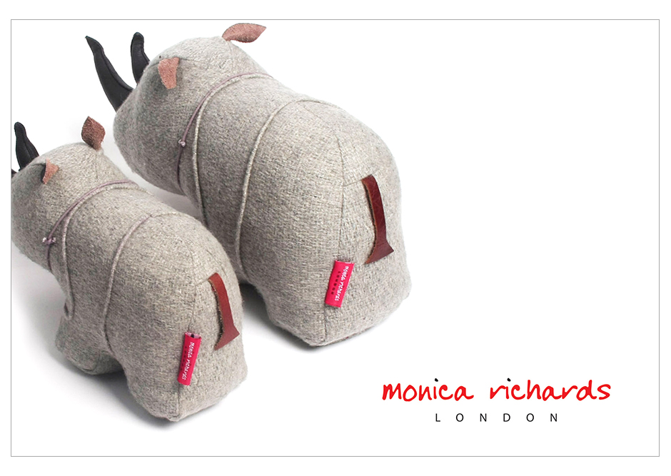 Rhino DOO, Grey Felt, 74 x 37 x 28cm, DOORHGF