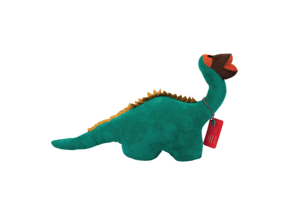 Dinosaur Door Stop, Green Velvet, 50x28x12cm, DSDIPGGV