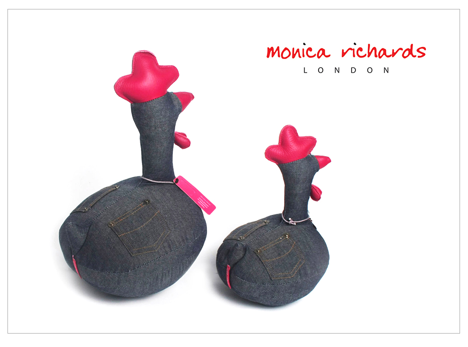 Rooster DS, Denim, 22 x 24 x 36cm, DSRODE