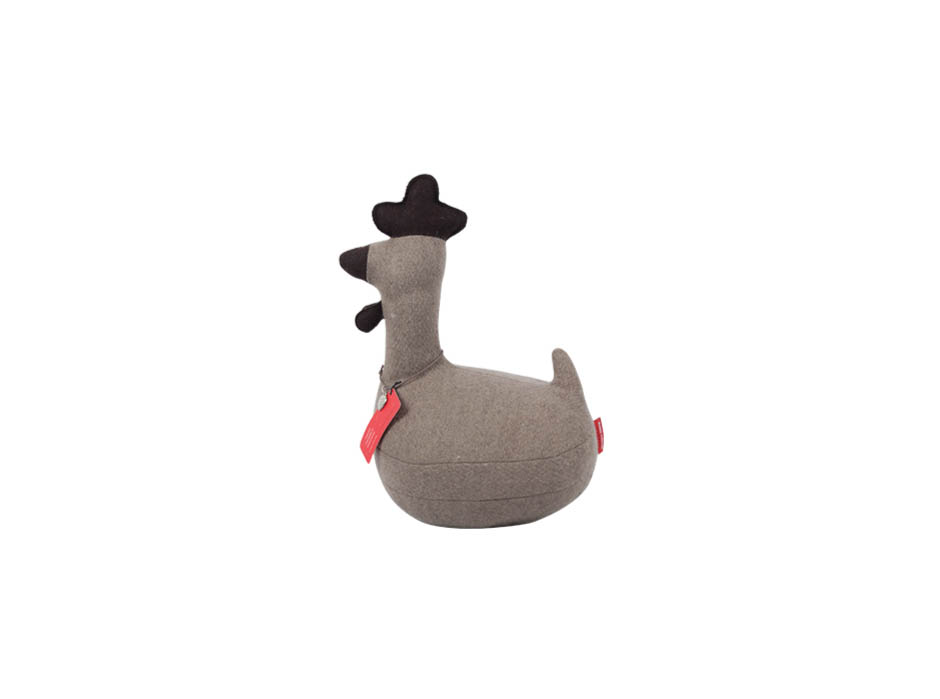 Rooster Door Stop, Fawn Felt, 32x37x22cm, DSROFBF