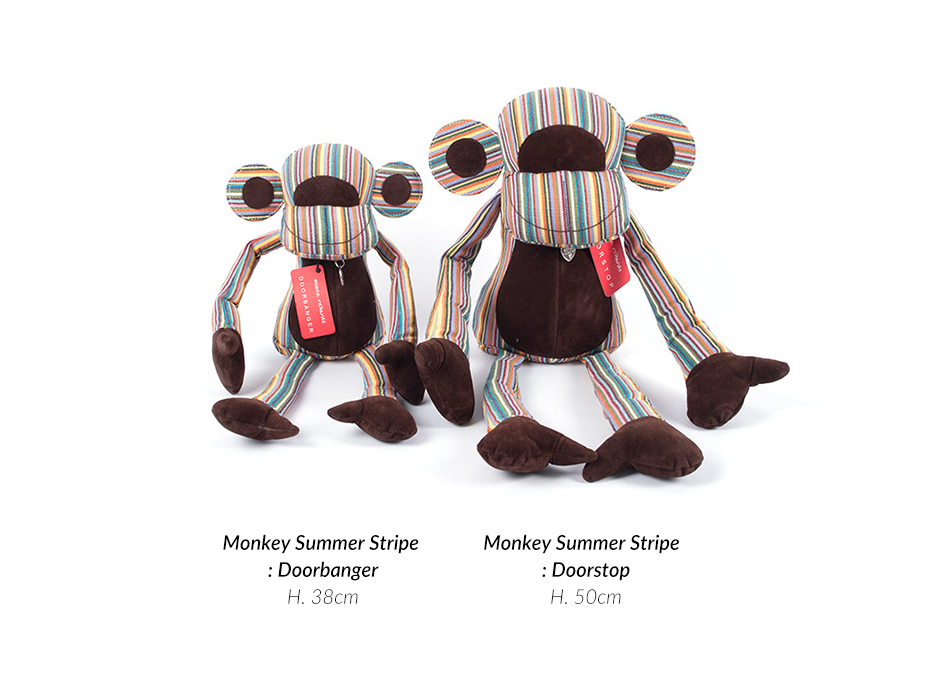 Monkey DB, Summer Stripe, 38cm, MKDBSS