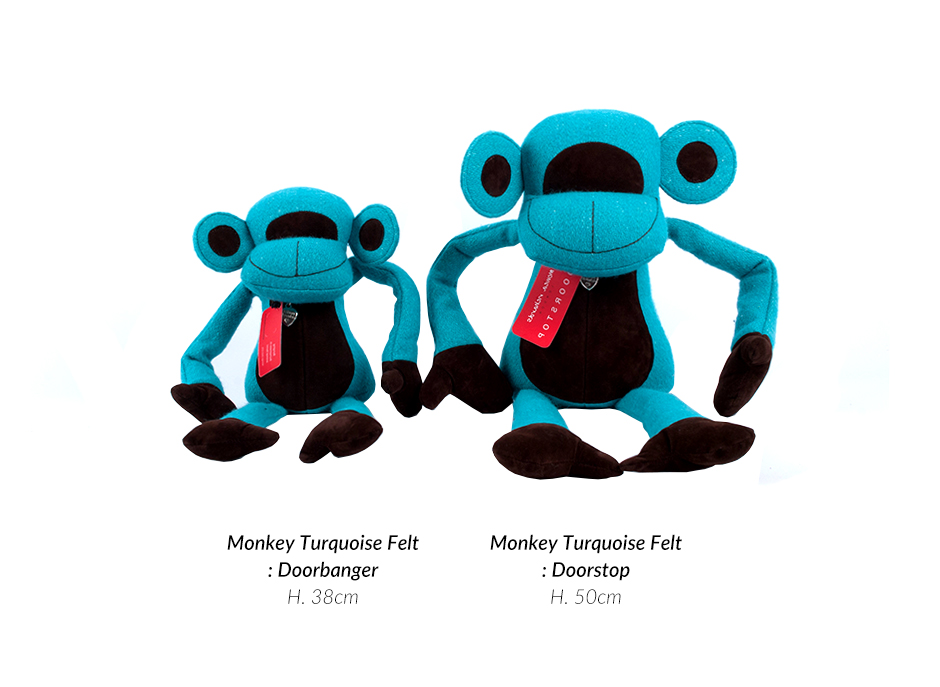 Monkey DB, Slubby Blue, 38cm, MKDBTF