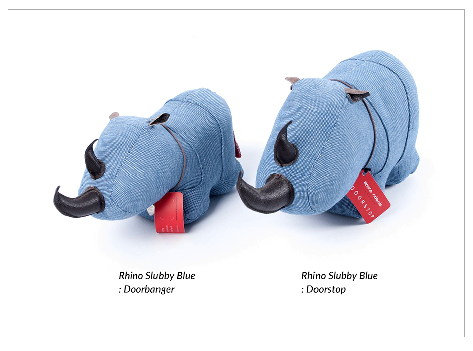 Rhino DB, Slubby Blue, 30 x 16 x 9cm, RHDBSB