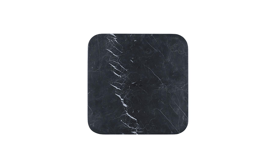 Serving plate.30x30x1 black marble