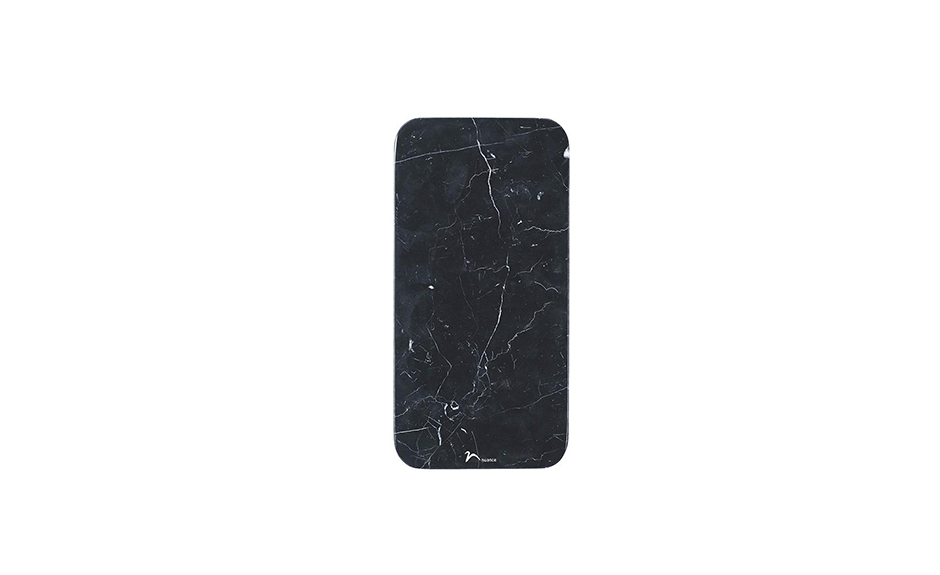 Serving plate 30x15x1 black marble