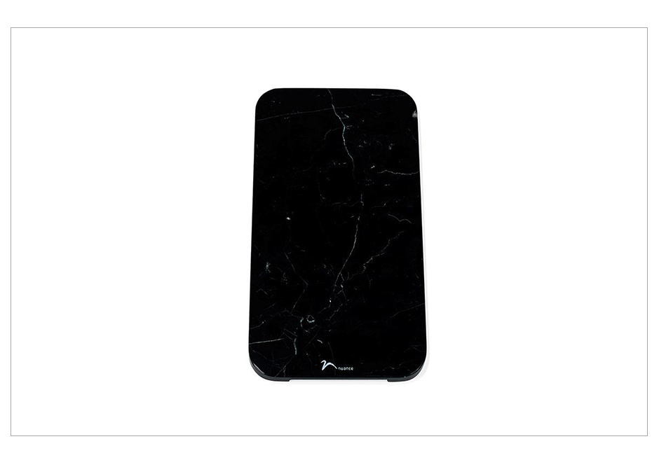 Serving plate 30x15x1 black marble
