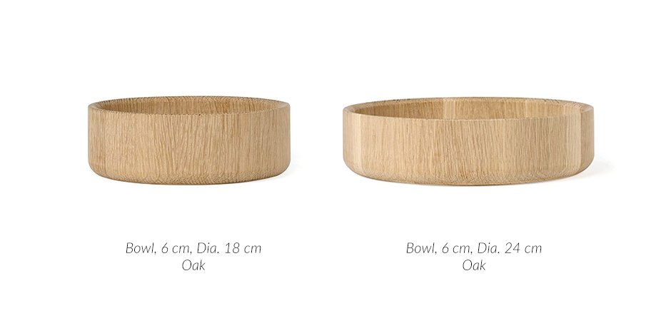Bowl 6 cm Ø18 cm,oak nuance