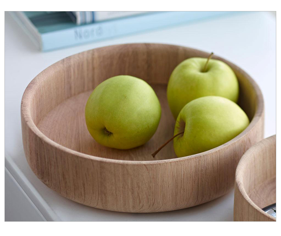 bowl 6 cm Ø24 cm oak nuance