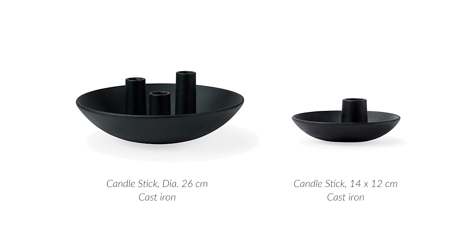 candle light 10cm Ø26 cast iron