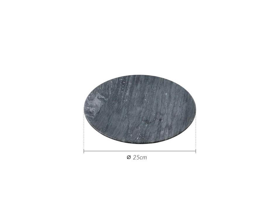 Serving dish marble, 25x25cm, Grey, 462912