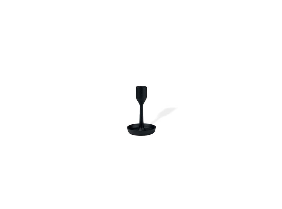 Candlestick Column, Dia.9x14cm, Black, 463125