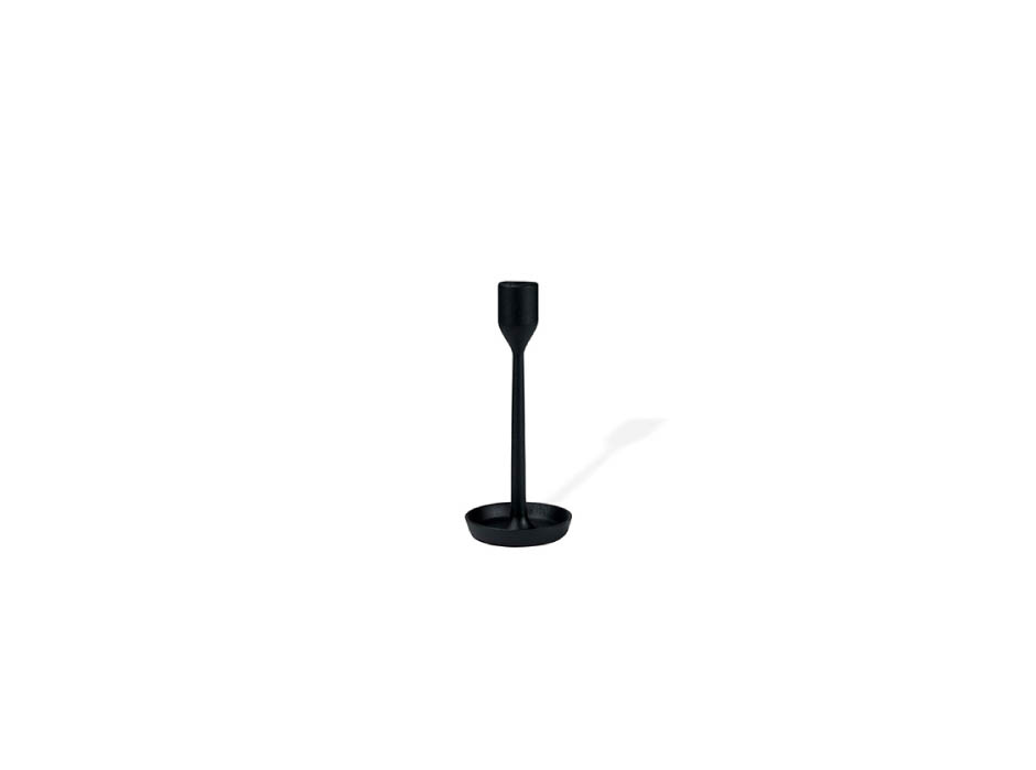 Candlestick Column, Dia.9x21cm, Black, 463126