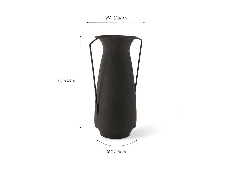 Roman black L, 25×17.5x42cm, 300-205-008