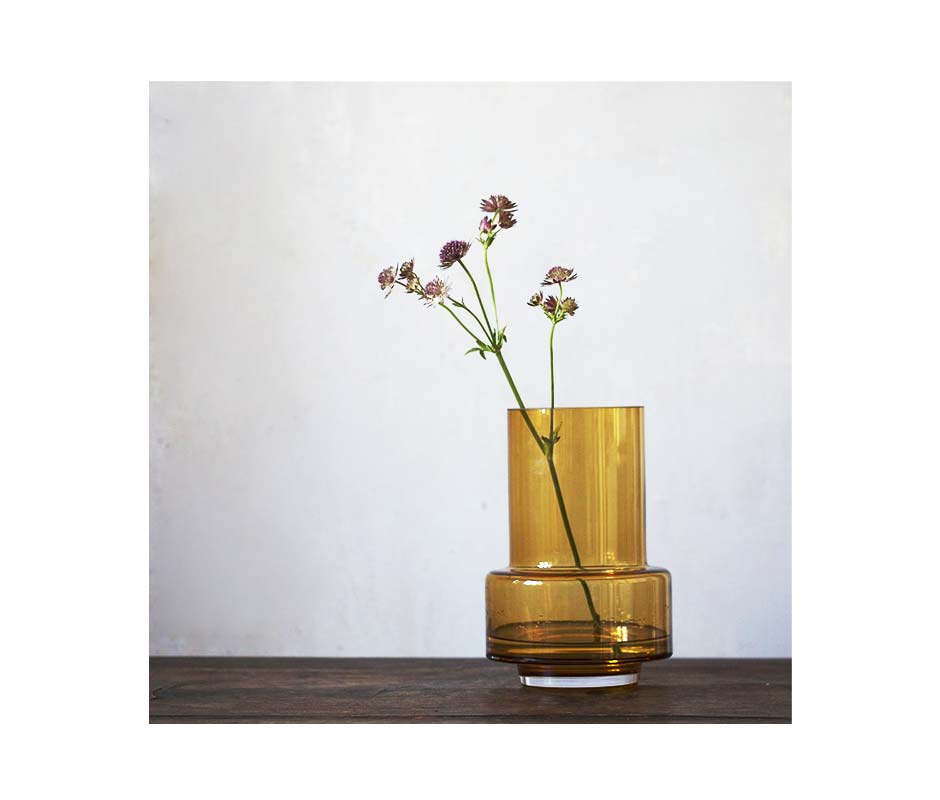 Hurricane M Amber, Yellow, Ø17x25cm, RD1034-AM