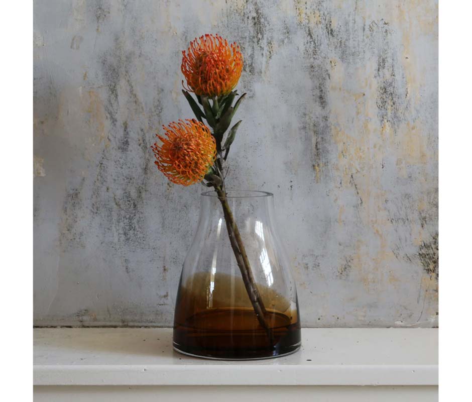 FLOWER VASE 2, Yellow, Ø15x18cm, RD1001-016-C