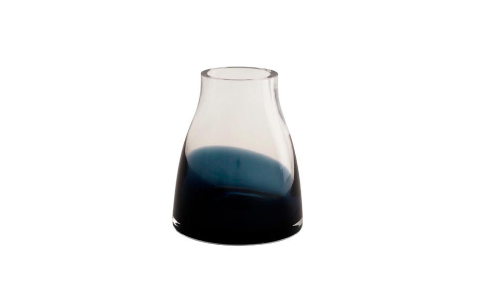 FLOWER VASE 2, Blue, Ø15x18cm, RD1001-013-C