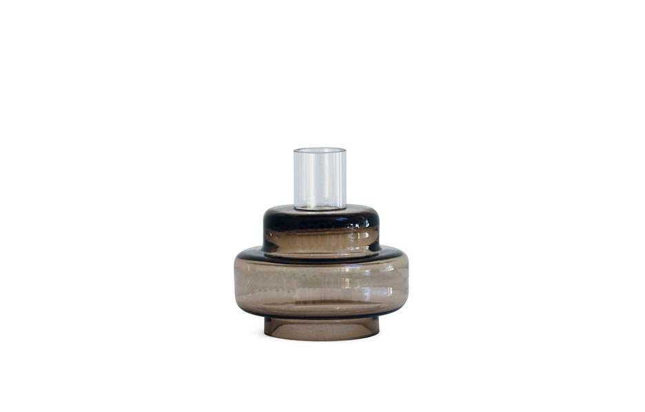 CANDLESTICK 54, Brown, Ø9×9.5cm, RD1111-028-G