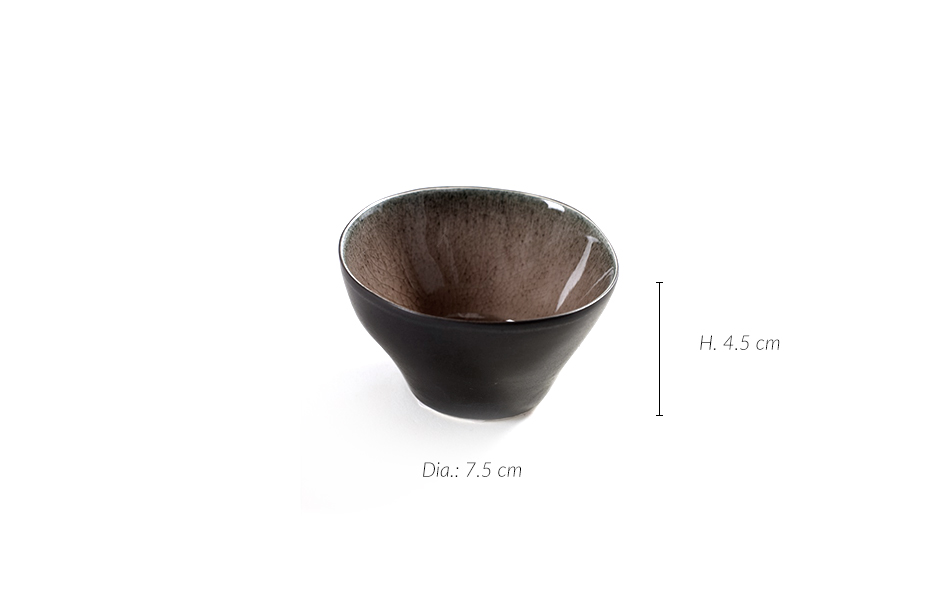 BOWL SMALL D7,5 H4,5 BROWN