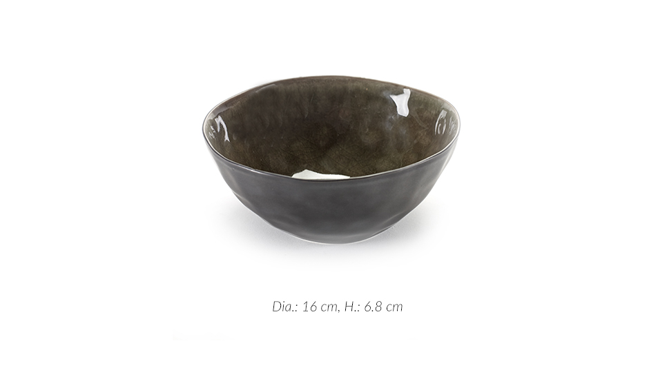 BOWL SMALL D16 H6,8 GREY