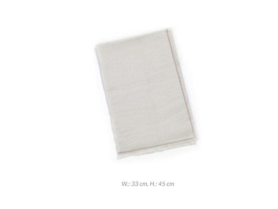 PLACEMAT PASCALE 33 X 45 LIGHT GREY