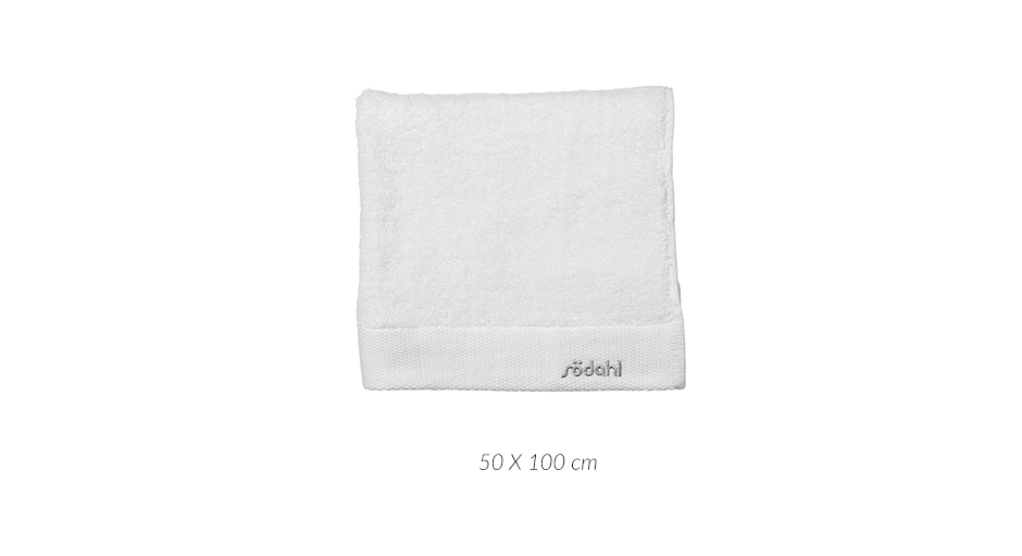 Comfort Towel, 50 x 100cm, White, 701076