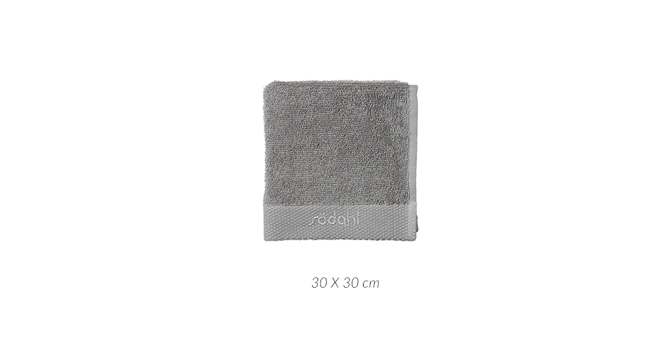 Comfort Washcloth, 30 x 30cm, Grey, 701130