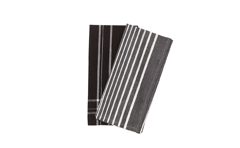 Teatowels, set(2pcss), 50 x 70cm, Black, 707740