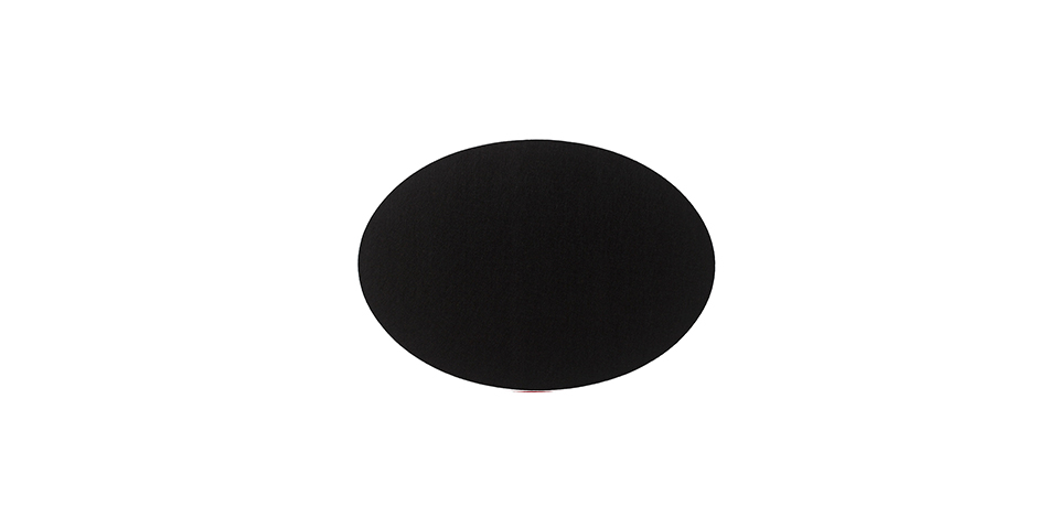 Oval Placemat, 33 x 48cm, Black, 709650