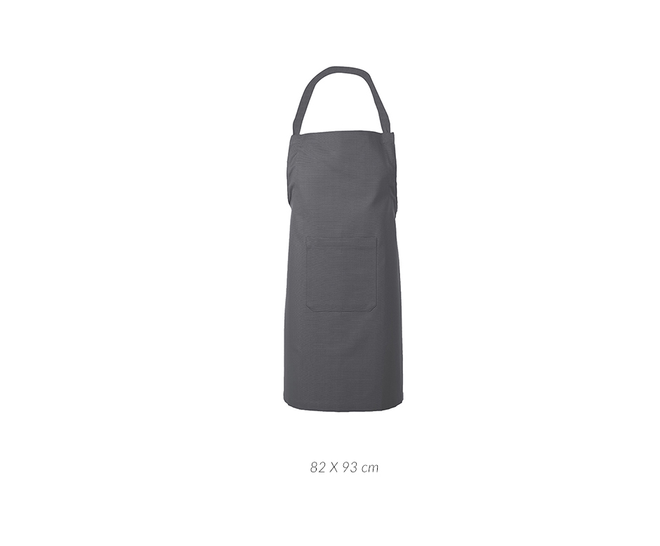 Gastro Apron, 82 x 93cm, Grey, 722063