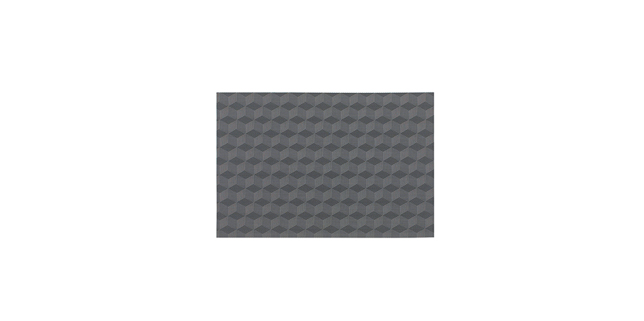 Cubes Placemat, 30 x 45cm, Grey, 722650