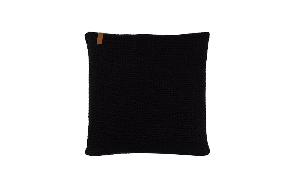 Sailor Knit Cushion, 50 x 50cm, Black, 722721