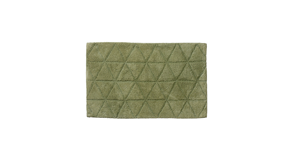 Hills Bath Mat, 50 x 80cm, Green, 722775