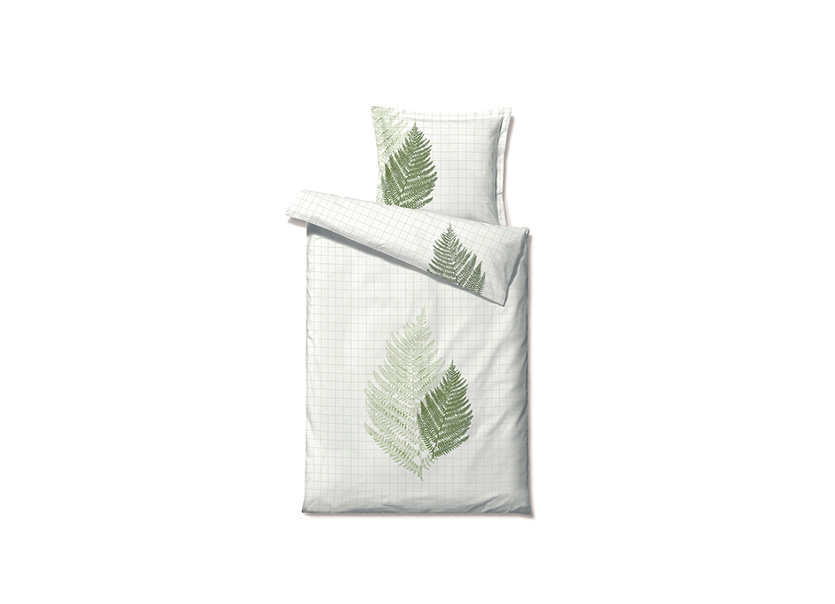 Summer Fern Bedlinen, 140 x 200cm, Green, 722914