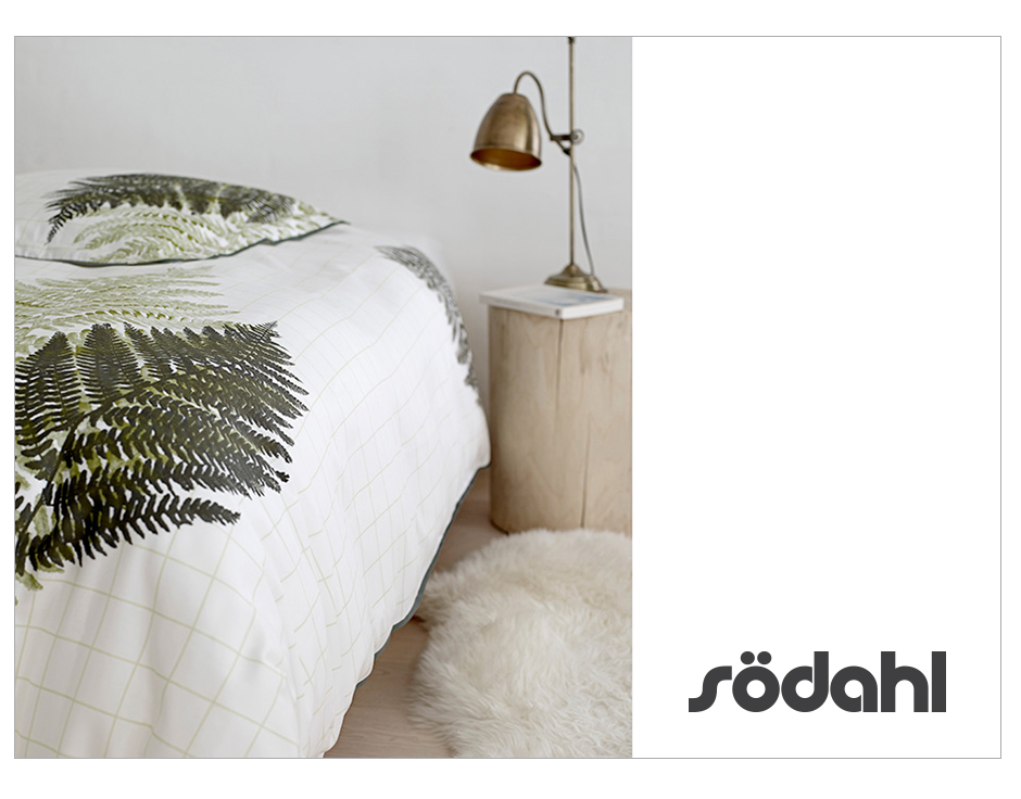 Summer Fern Bedlinen, 140 x 200cm, Green, 722914
