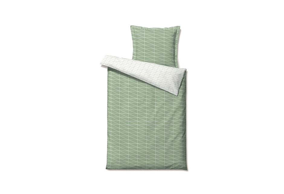 Gate Bedlinen, 140 x 200cm, Green, 722974