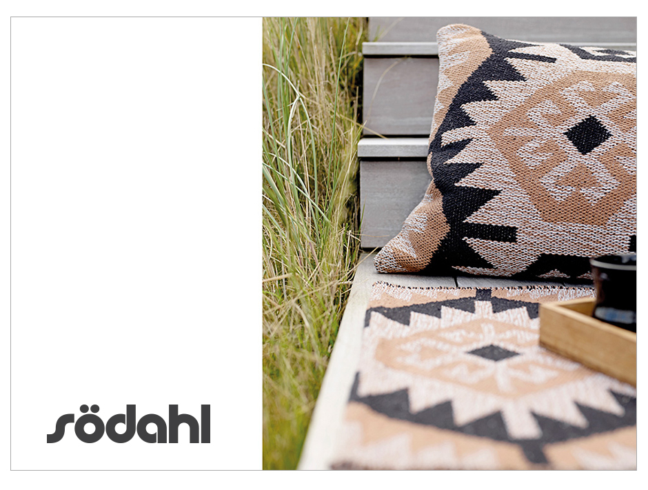 Kelim Cushion, 50 x 60cm, Black / Tobacco, 723004