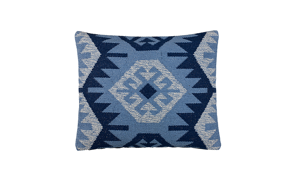 Kelim Cushion, 50 x 60cm, Blue, 723005