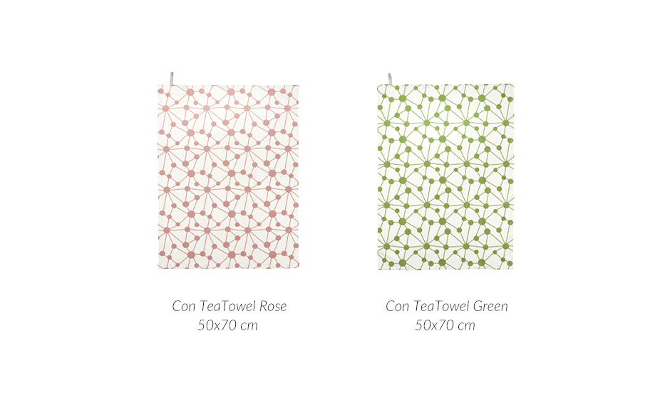 Connect Teatowel, 50 x 70cm, Rose, 723012