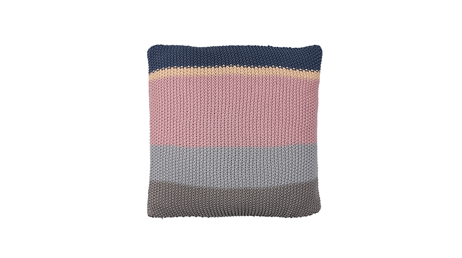 Behind Blocks Cushion, 50 x 50cm, Pink / Peach, 723019