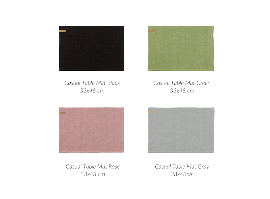 Casual Placemat, 33 x 48cm, Green, 723064