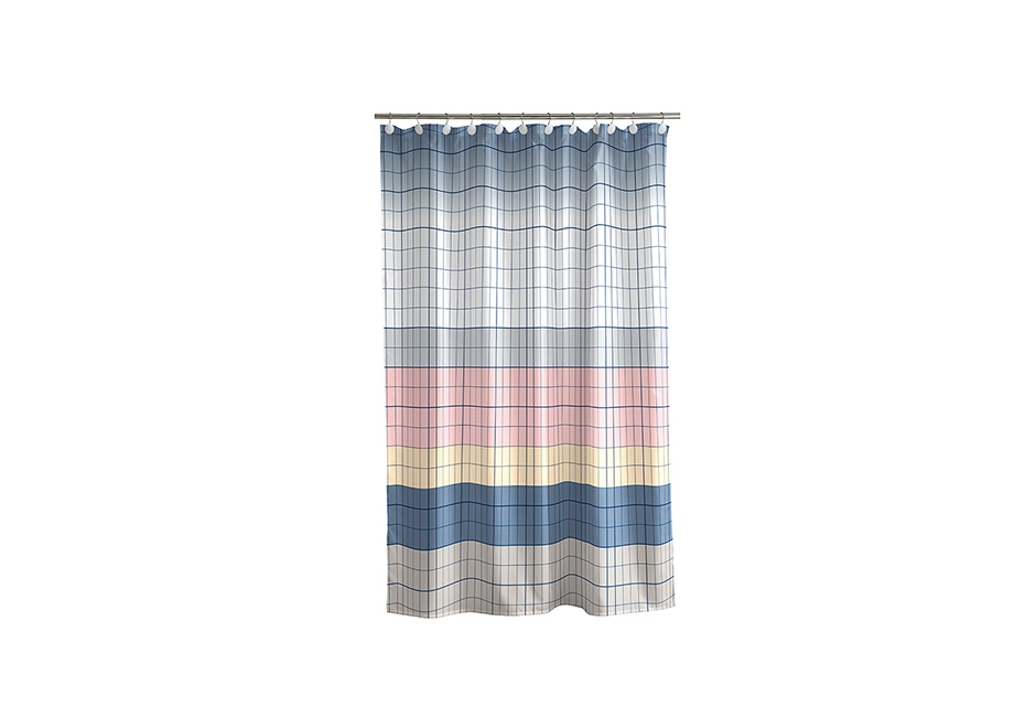 Behind Blocks Shower Curtain, 180 x 200cm, Rose, 723084