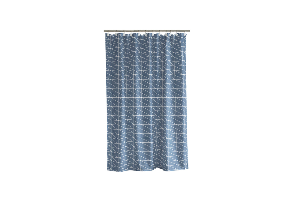 Gate Shower Curtain, 180 x 200cm, Blue, 723090