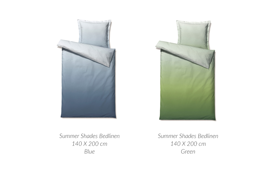 Summer Shades Bedlinen, 140 x 200cm, Green, 723133