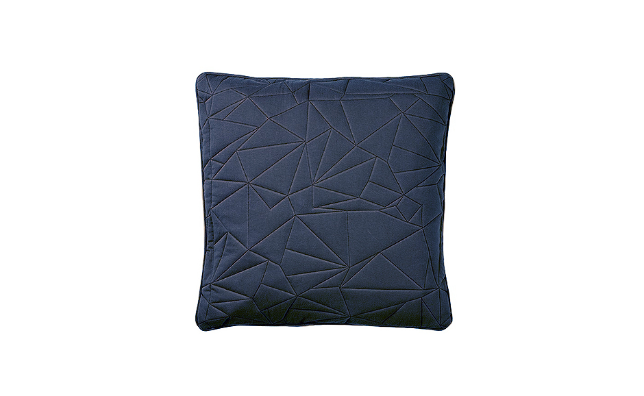 Diamond Quilt Cushion, 50 x 50cm, China Blue, 723150
