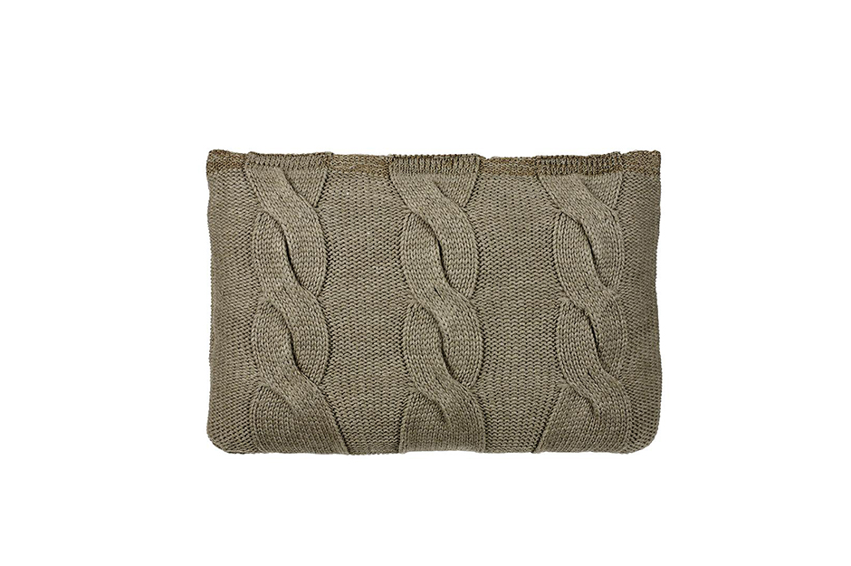 Mega Cable Cushion, 40 x 60cm, Pine, 723243